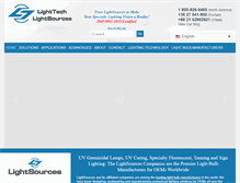 Tablet Screenshot of light-sources.com